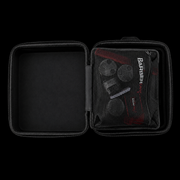BaBylissPRO BBPROCASE travel case interior empty showing padded compartments and mesh zippered accessory pouch
