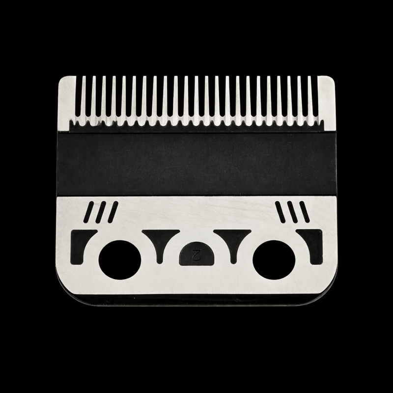 BaBylissPRO Black Titanium MIM Precision Fade Blade FX8022B blade detail