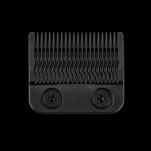 BaBylissPRO Black Titanium MIM Precision Fade Blade FX8022B front view