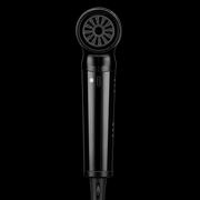 BaBylissPRO BNTC9200MB Matte Black dryer - front nozzle end vertical view with cool shot button