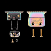 BaBylissPRO ChameleonFX Deep Tooth T-Blade FX707C2 – full blade set parts on black background