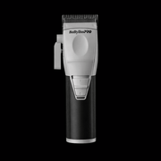 BaByliss PRO COREFX Clipper FX86 - front view with stainless steel taper blade and taper lever