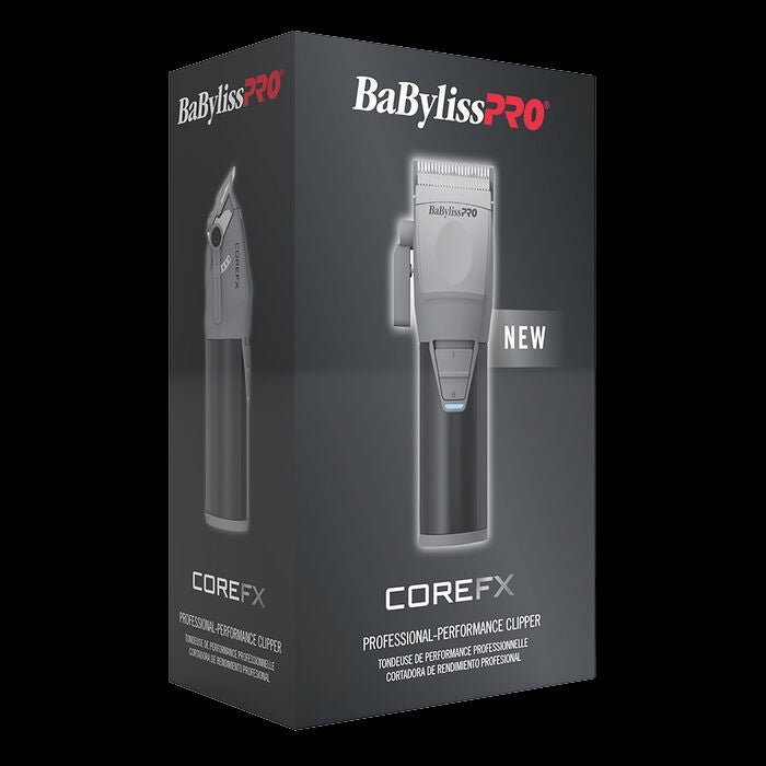 BaByliss PRO COREFX Clipper FX86 - retail packaging shown at a three-quarter angle