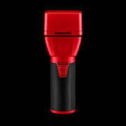 BaByliss PRO COREFX Limited Edition Double-Foil Shaver Red FX75FS2RD - front view with magnetic shaver cap on