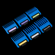 BaBylissPRO FX95C Dual Coil Clipper magnetic guard comb set in blue