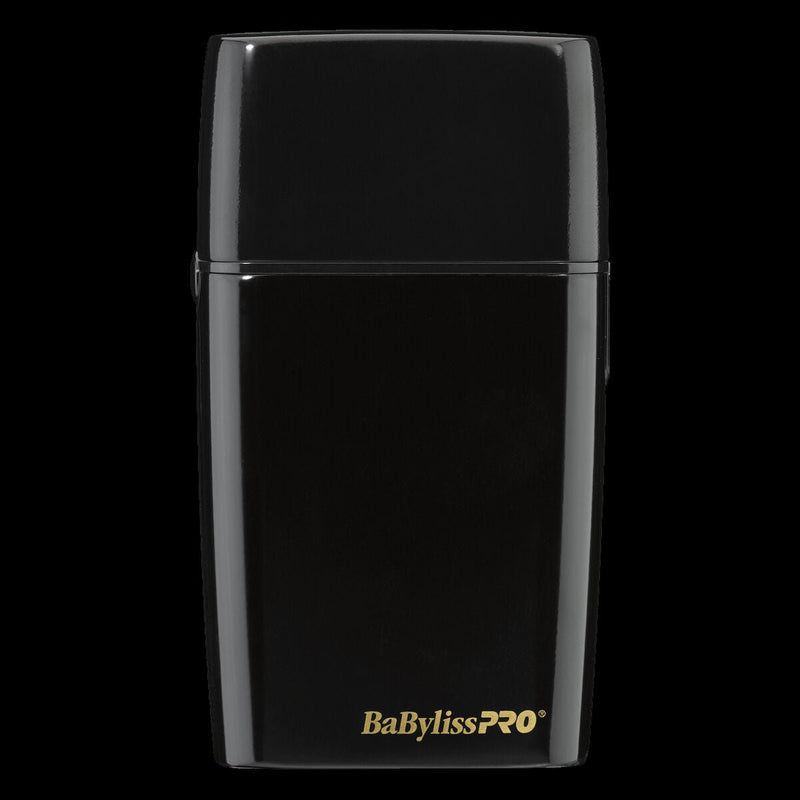 BaBylissPRO FOILFX02 black foil shaver back view FXFS2B metal body professional tool