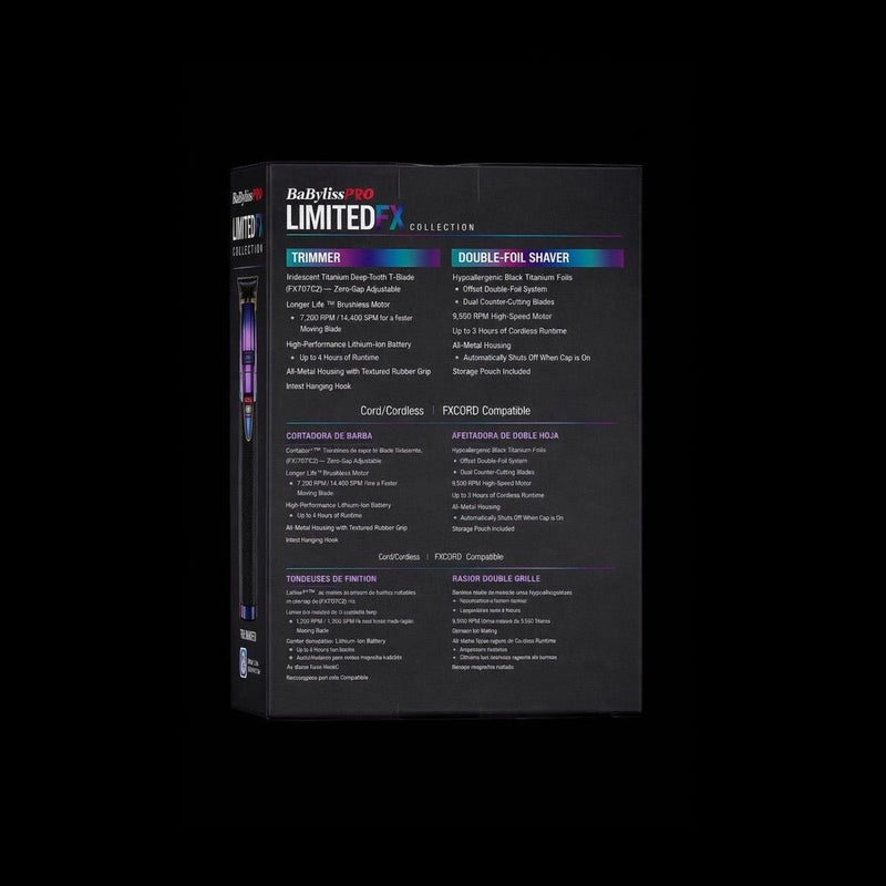 back of packaging for babylisspro fx chameleon set