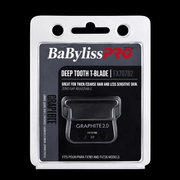 BaBylissPRO Deep Tooth T-Blade FX707B2 Graphite 2.0 – retail packaging on black background