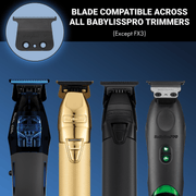 BaBylissPRO Deep-Tooth MIM T-Blade FX7095B – compatible with most BaBylissPRO 2-hole professional trimmers