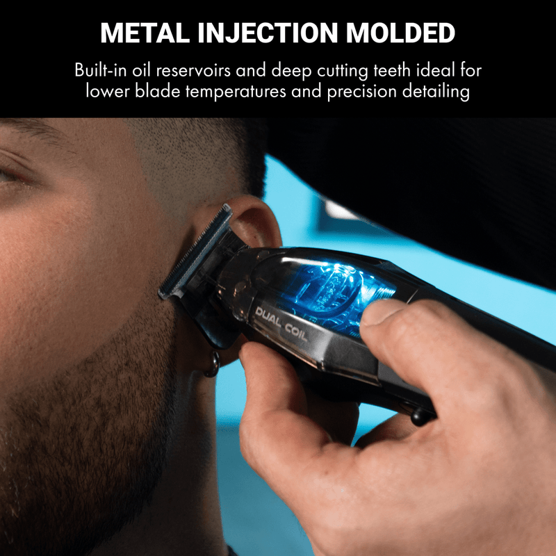 BaBylissPRO Deep-Tooth MIM T-Blade FX7095B – built-in oil reservoirs reduced blade temperature precision cutting