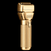 Side profile of BaBylissPRO FXONE GoldFX double foil shaver FX79FSG