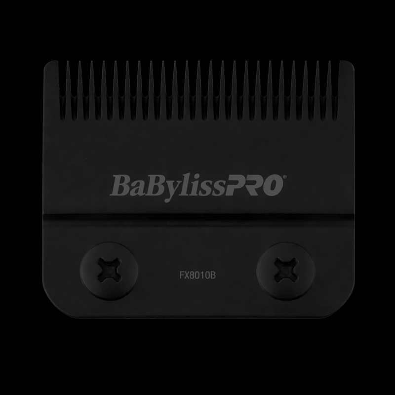 BaBylissPRO FX8010B graphite fade blade close-up replacement clipper blade