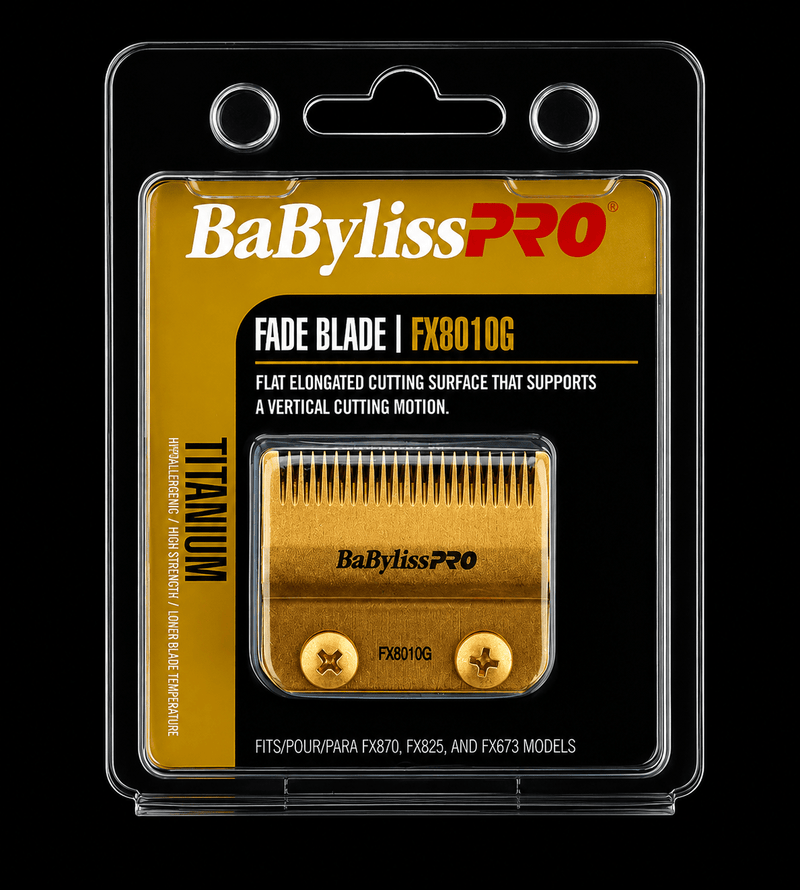 BaBylissPRO fade blade packaging with clear background