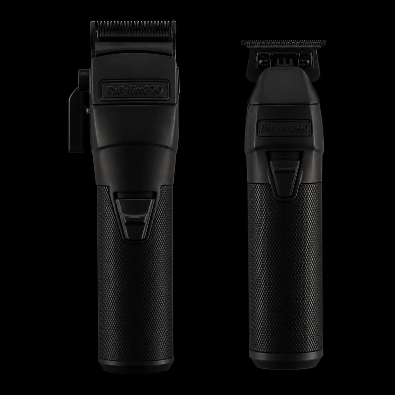 BaBylissPRO FXONE Black FX Clipper and Trimmer Set professional barber combo