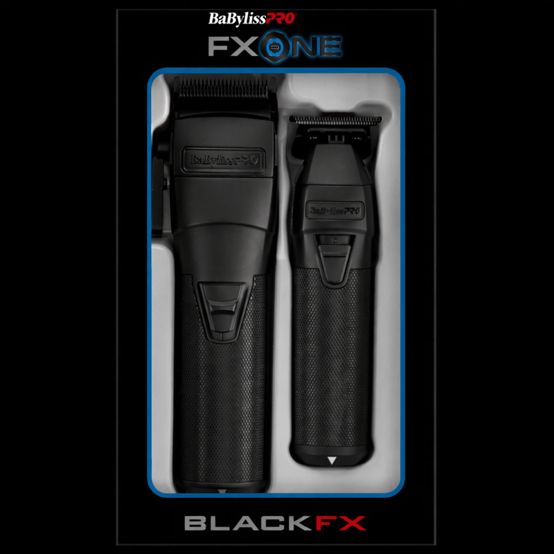 BaBylissPRO FXOne BlackFX hair trimmer set in packaging