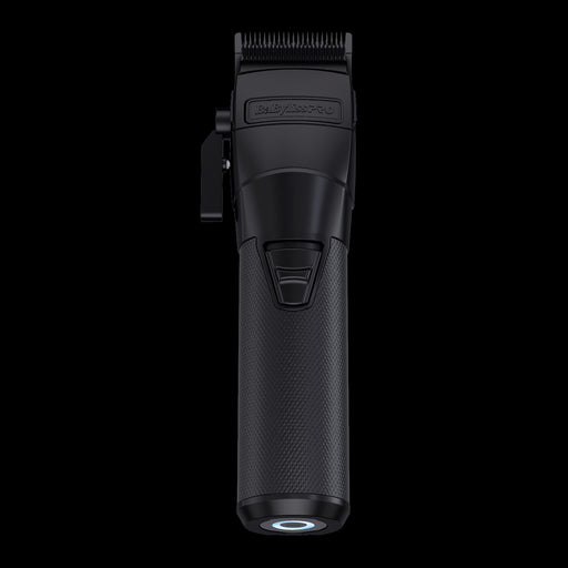 BaBylissPRO FXONE BlackFX cordless clipper front view professional barber clipper