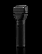 BaBylissPRO FXONE BLACKFX All-Metal Interchangeable-Battery Shaver FX79FSMB – kit view on black background