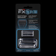 BaBylissPRO FXONE dual foil shaver replacement head kit in packaging front view