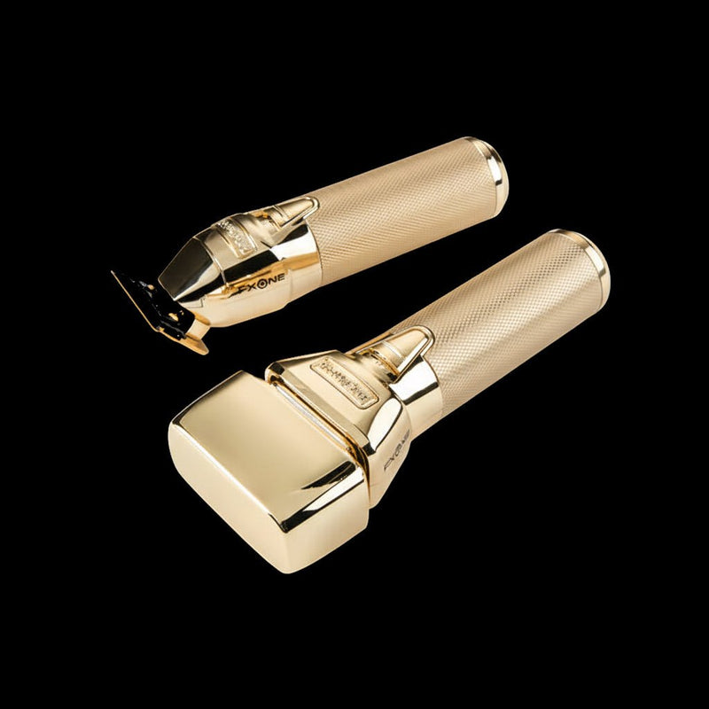 BaBylissPRO FXONE GOLDFX trimmer and foil shaver prepack tools only professional barber combo