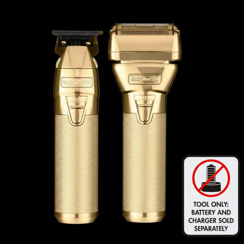 BaBylissPRO FXONE GoldFX Trimmer & Shaver Prepack (Tool Only) showing the gold all-metal housing.