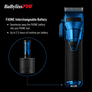 BaBylissPRO FXONE interchangeable battery system BlueFX clipper runtime battery