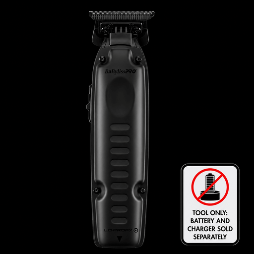 BaBylissPRO FXONE Lo-ProFX Matte Black Trimmer Limited Edition FX729MBLT – front view cordless trimmer