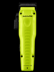 Yellow hair clipper with 'BaBylissPro' branding on a black background