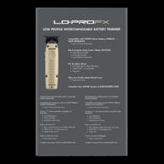 BaBylissPRO FXONE Lo-ProFX Sand Trimmer FX729SDLT features and specifications