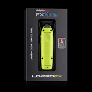 BaBylissPRO FXONE LO-PROFX trimmer limited color packaging box