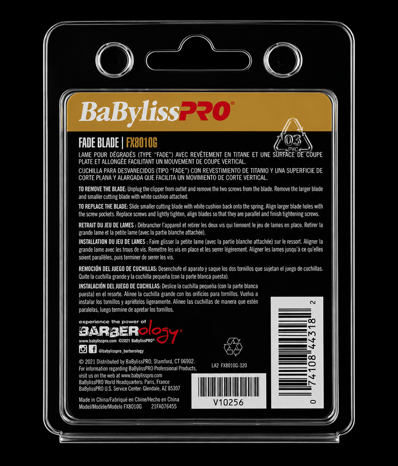 BaBylissPRO Gold Fade Clipper Blade FX8010G