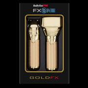 BaBylissPRO GOLDFX metal housing textured grip professional barber tool packaging