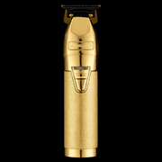 BaBylissPRO GoldFX Skeleton Trimmer FX787NG – side view gold metal cordless outliner