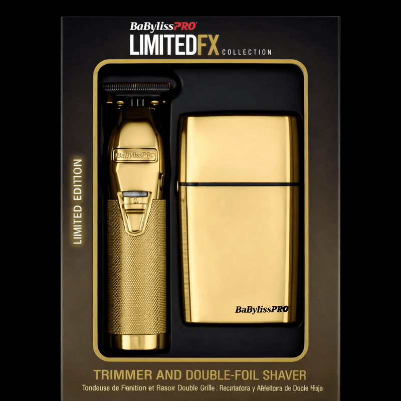 BaBylissPRO LimitedFX Collection Gold Trimmer & Shaver Kit