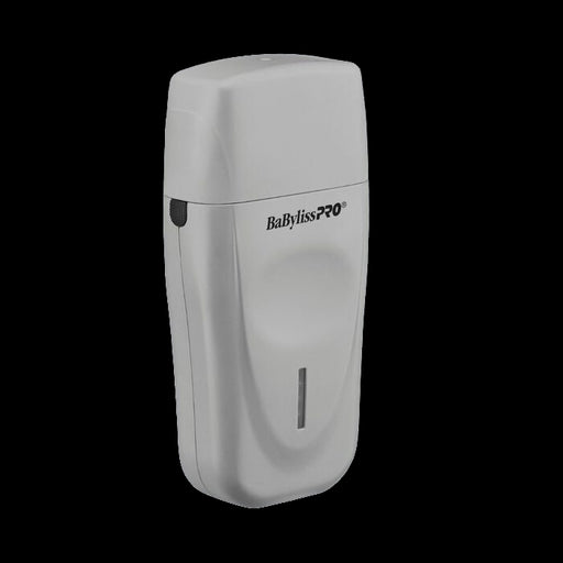 Front view of BaBylissPRO LithiumFX grey double foil shaver for close barber finishing