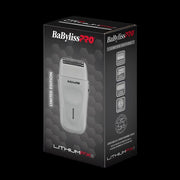 BaBylissPRO LithiumFX Plus Limited Edition grey foil shaver retail packaging