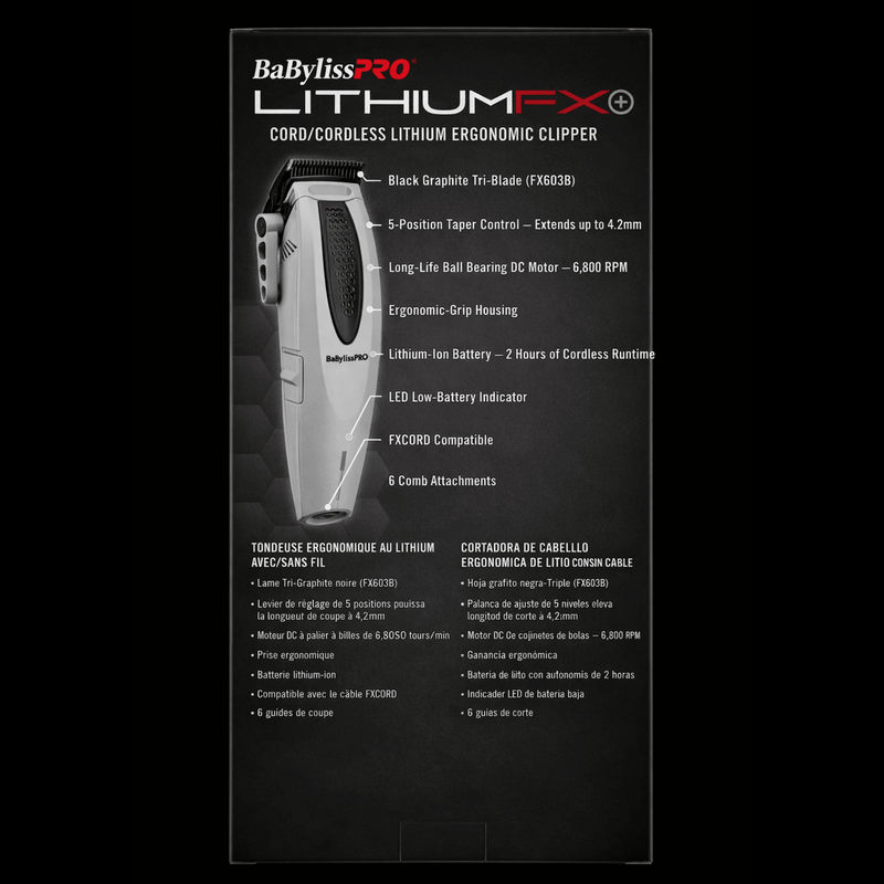 BaBylissPRO LithiumFX Limited Edition packaging
