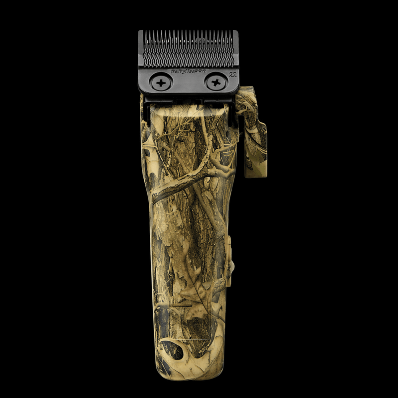 BaBylissPRO LO-PROFX camo clipper back view compact cordless hair clipper