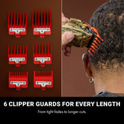 BaBylissPRO LO-PROFX camo clipper guards cutting hair barber use fade guards set