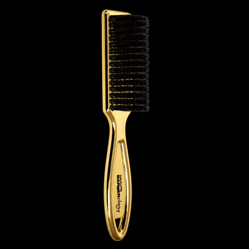 BaBylissPRO Metal Fade Brush Gold Professional Barber Brush Available at Primos Barber Supply