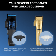 BaBylissPRO MIM Space Blade FX8095B – includes two blade cushions for compatibility with BaBylissPRO clippers