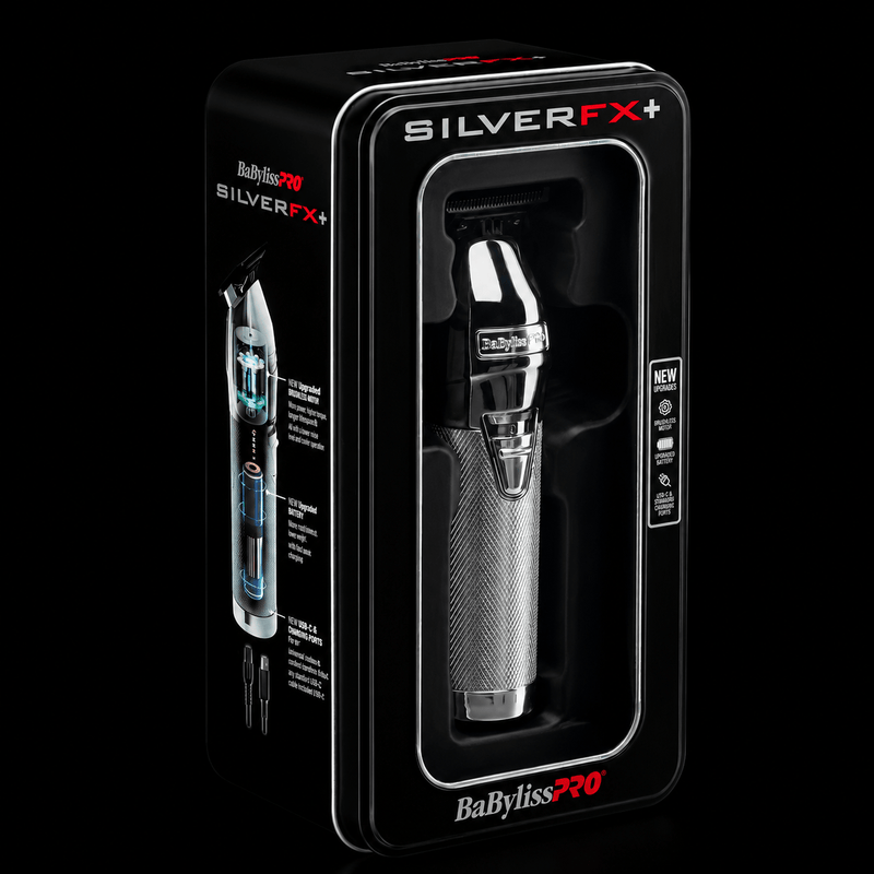 BaBylissPRO SilverFX+ trimmer box angled packaging view