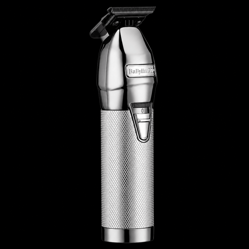 BaBylissPRO SilverFX+ lithium outlining trimmer angled side view