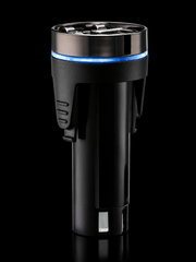 BaBylissPRO SnapFX Lithium Replacement Battery – held in hand with FX clipper