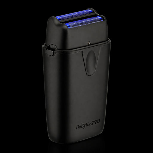 BaBylissPRO UVFOIL double foil shaver matte black with UV disinfecting light
