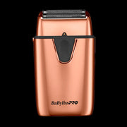 BaBylissPRO UVFOIL double foil shaver rose gold front view