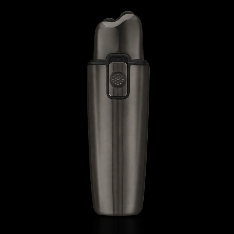 BaBylissPRO UVFOIL double foil shaver black FXLFS2 side view with cap off