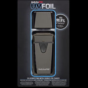  BaBylissPRO UVFOIL black FXLFS2 double foil shaver retail packaging front