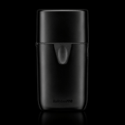 Black hair dryer with 'BaBylissPRO' branding on a black background