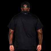 Barber Strong Barber Jacket Black back view