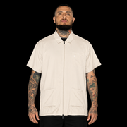 Barber Strong Barber Jacket Khaki front view